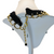 Black Hand-Crocheted Crystal Necklace & Earrings – Handmade Statement Jewelry