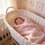 Pink Jawbreaker – Polar Fleece Baby Blanket, Country Look Hand-Crocheted Border
