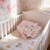Pink Rainbow Cotton Candy – Polar Fleece Baby Blanket, French Design Hand-Crocheted Border