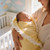 French Design Yellow Polar Fleece Baby Blanket – Hand Crocheted Border