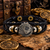Men’s Black Braided Leather Bracelet with Antique Silver Playing Card Charms
