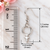Sterling Silver Circle and Cross Dangle Earrings