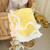 French Design Yellow Polar Fleece Baby Blanket – Hand Crocheted Border