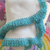 Sassy Girl* Polar Fleece Baby Blanket /French Design &  Hand Crocheted  Border-