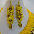 Crystal Necklace & Matching Earrings – Yellow Crystal Statement Necklace