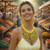 Crystal Necklace & Matching Earrings – Yellow Crystal Statement Necklace