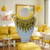 Crystal Necklace & Matching Earrings – Yellow Crystal Statement Necklace