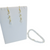 Pure Elegance Crystal Necklace Set – Hand Designed with Braided Silk Rope Neckline