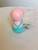 Mini-Ceramic Girl Pig/Handcrafted, Hand Painted Made In The U.S.A.