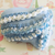 Berry Silk Frosting Polar Fleece Baby Blanket – Country Look Hand-Crocheted Border