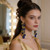 Crystal Cluster Earrings – Hand-Designed | Choose Your Favorite Color