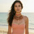 Coral Crystal Necklace & Matching Earrings – Hand-Crocheted Neckline