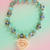 Crystal Charm Bracelets Set Of Three*Hand Designed