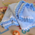 Berry Silk Frosting* Polar  Fleece Baby Blanket/Country Look, Hand Crocheted Border