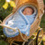 Berry Silk Frosting – Polar Fleece Baby Blanket, Country Look Hand-Crocheted Border