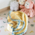Blueberry Swirl Lollipop*Polar Fleece Baby Blanker/French Design, Hand Crocheted Border