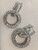 Crystal Circle Hoop Earrings – Assorted Colors