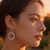 Crystal Circle Hoop Earrings – Assorted Colors