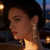 Star & Moon Crystal Drop Earrings – Gold & Silver-Tone Finish