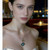 Australian Crystal Swan Necklace & Matching Earrings – Assorted Colors