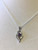 925 Sterling Silver Heart Pendant Necklace with Austrian Crystal
