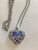 Amethyst Crystal Angel Wings Pendant Necklace – Heart & Love Design