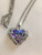 Amethyst Crystal Angel Wings Pendant Necklace – Heart & Love Design