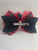 One-of-a-Kind Kids Red & Black Hair Bow – Hand Designed in Mexico