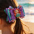 One-of-a-Kind Colorful Girls Hair Bow – Handmade in Mexico