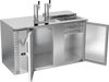 VDD58HC-C-S | 58" Direct Draw Dispenser / Club Top in Stainless Steel