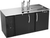 VDD68HC-C-B | 68" Direct Draw Dispenser / Club Top in Black