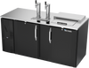 VDD68HC-C-B | 68" Direct Draw Dispenser / Club Top in Black