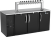VDD72HC-B-12T | 72" Direct Draw Dispenser / 12 Tap Tower in Black