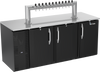VDD78HC-B-12T | 78" Direct Draw Dispenser / 12 Tap Tower in Black