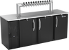 VDDN78HC-B-12T | 78" Direct Draw Dispenser / 12 Tap Tower in Black