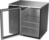 VBB36HC-FG-B | 36" Glass Door Food Rated Back Bar in Black