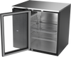 VBB36HC-G-B | 36" Glass Door Back Bar in Black