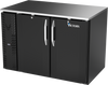 VBB48HC-F-B | 48" Solid Doors Food Rated Back Bar in Black
