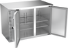 VBB48HC-F-S | 48" Solid Doors Food Rated Back Bar in Stainless Steel