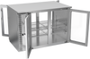 VBB48HC-G-PT-S | 48" Glass Doors Pass-thru Back Bar in Stainless Steel
