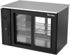 VBB48HC-GS-PT-B | 48" Sliding Glass Doors Pass-thru Back Bar in Black