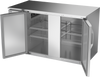 VBB58HC-F-S | 58" Solid Doors Food Rated Back Bar in Stainless Steel