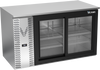 VBB58HC-GS-S | 58" Sliding Glass Doors Back Bar in Stainless Steel