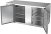 VBB68HC-F-S | 68" Solid Doors Food Rated Back Bar in Stainless Steel