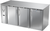 VBB72HC-PT-S | 72" Solid Doors Pass-thru Back Bar in Stainless Steel
