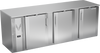 VBB94HC-F-S | 94" Solid Doors Food Rated Back Bar in Stainless Steel
