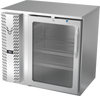 VBBN36HC-FG-S | 36" Narrow Depth Glass Door Food Rated Back Bar in Stainless Steel