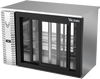 VBBN48HC-GS-PT-S | 48" Narrow Depth Sliding Glass Doors Pass-thru Back Bar in Stainless Steel