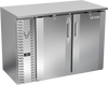 VBBN48HC-S | 48" Narrow Depth Solid Doors Back Bar in Stainless Steel