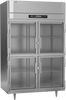 RS-2D-S1-HG-HC | Ultraspec Half Glass Reach-In Refrigerator